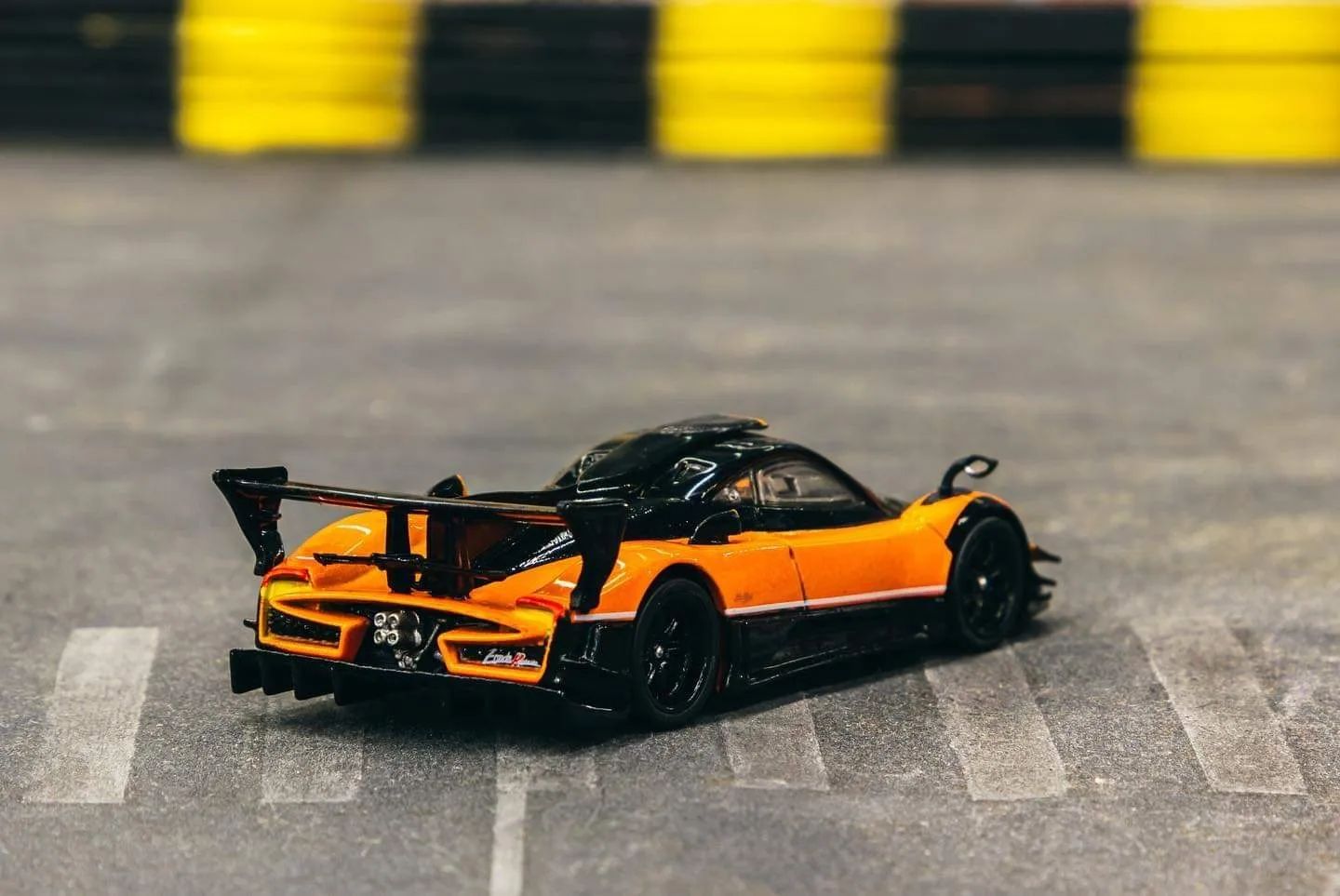 Tarmac Works 1/64 Pagani Zonda Revolución in Arancio Saint Tropez