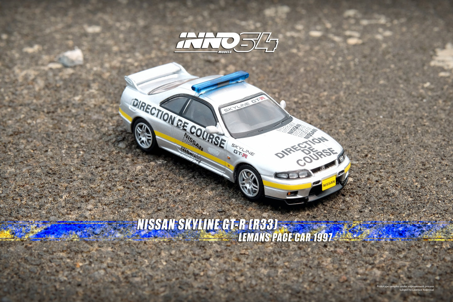 Inno64 Nissan Skyline GT-R (R33) 24 Hours Le Mans 1997 Official Pace Car