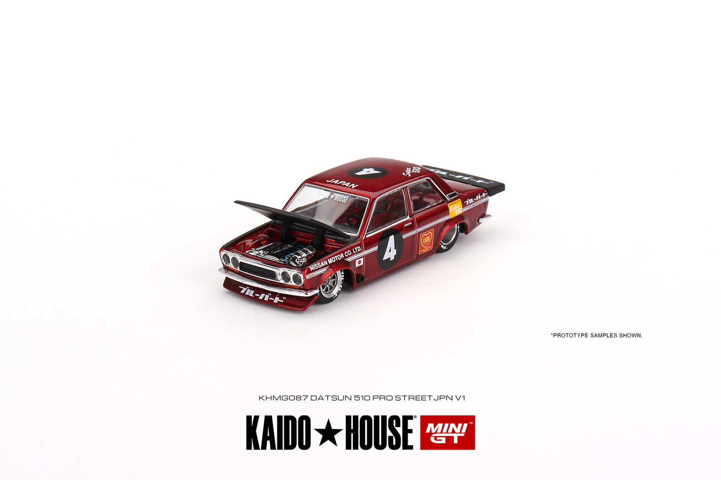 Mini GT x Kaido House Datsun 510 Pro Street JPN V1