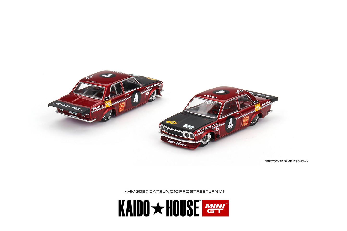 Mini GT x Kaido House Datsun 510 Pro Street JPN V1