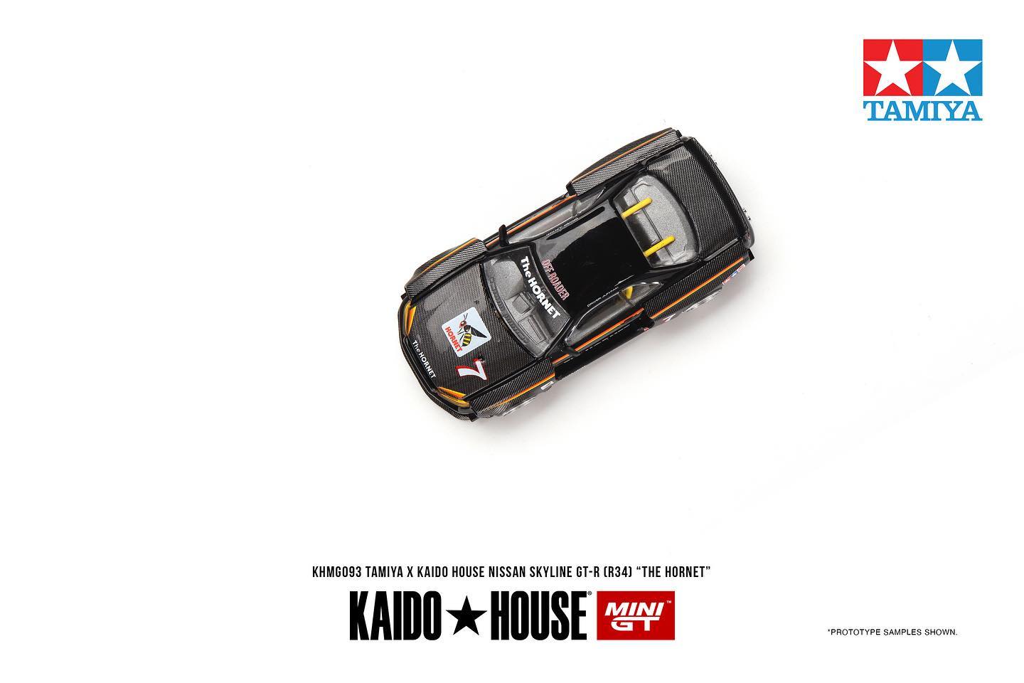 Mini GT x Kaido House x Tamiya Nissan Skyline GT-R (R34) "The Hornet"
