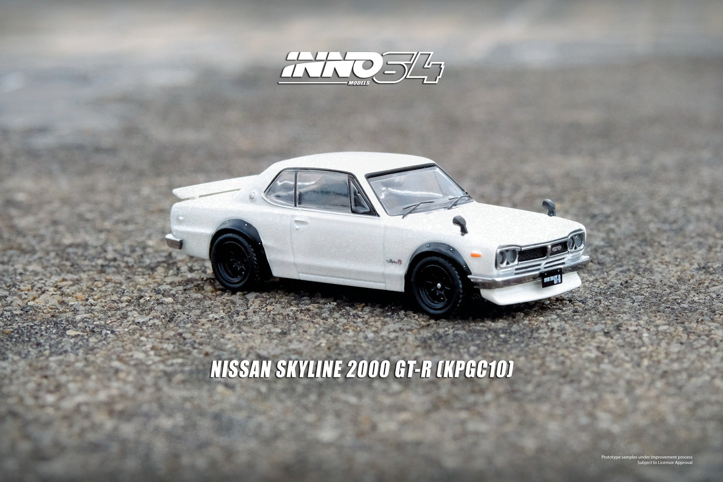 Inno64 1/64 Nissan Skyline 2000 GT-R (KPGC10) in White