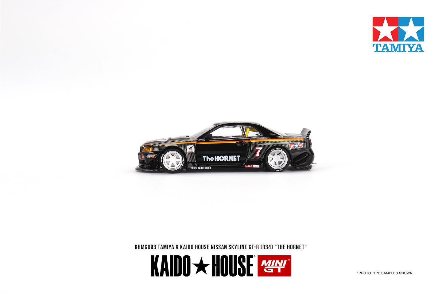 Mini GT x Kaido House x Tamiya Nissan Skyline GT-R (R34) "The Hornet"