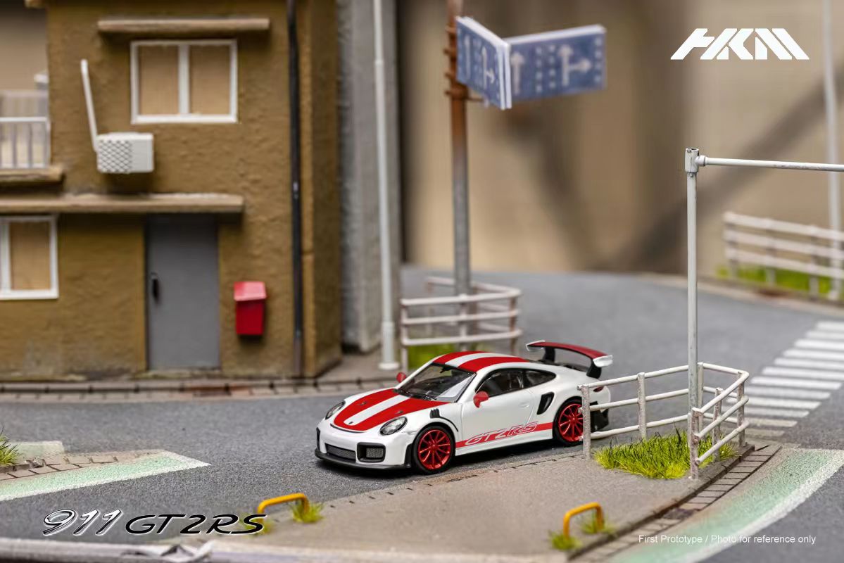 HKM Model 1/64 Porsche 911 (991) GT2 RS Carrera RS Tribute Livery