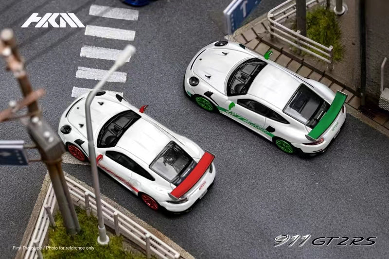 HKM Model 1/64 Porsche 911 (991) GT2 RS Carrera RS Tribute Livery