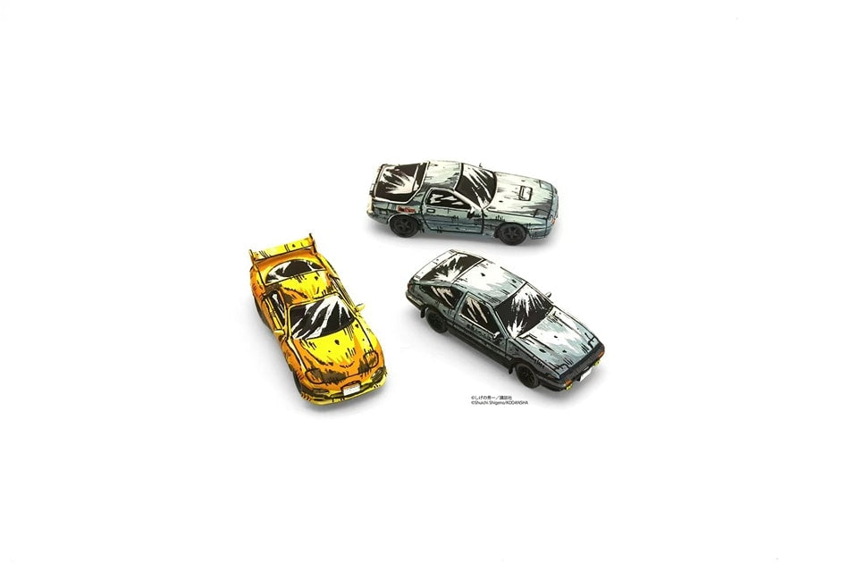 Kyosho 1/64 Initial D Comic Edition 3 Car Collectors Set