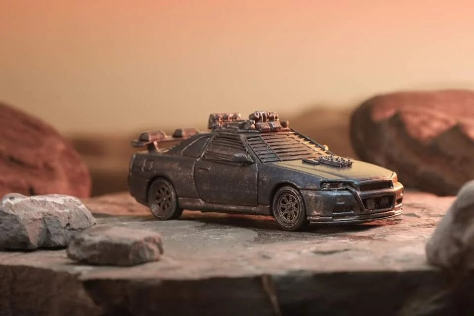 Stance Hunters 1/64 Nissan Skyline GT-R (R34) V-Spec II Mad Max Style