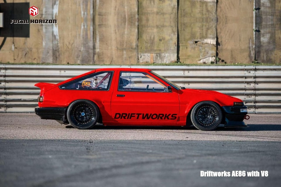 Focal Horizon 1/64 Toyota Sprinter Trueno (AE86) V8 Driftworks DW86 Modified