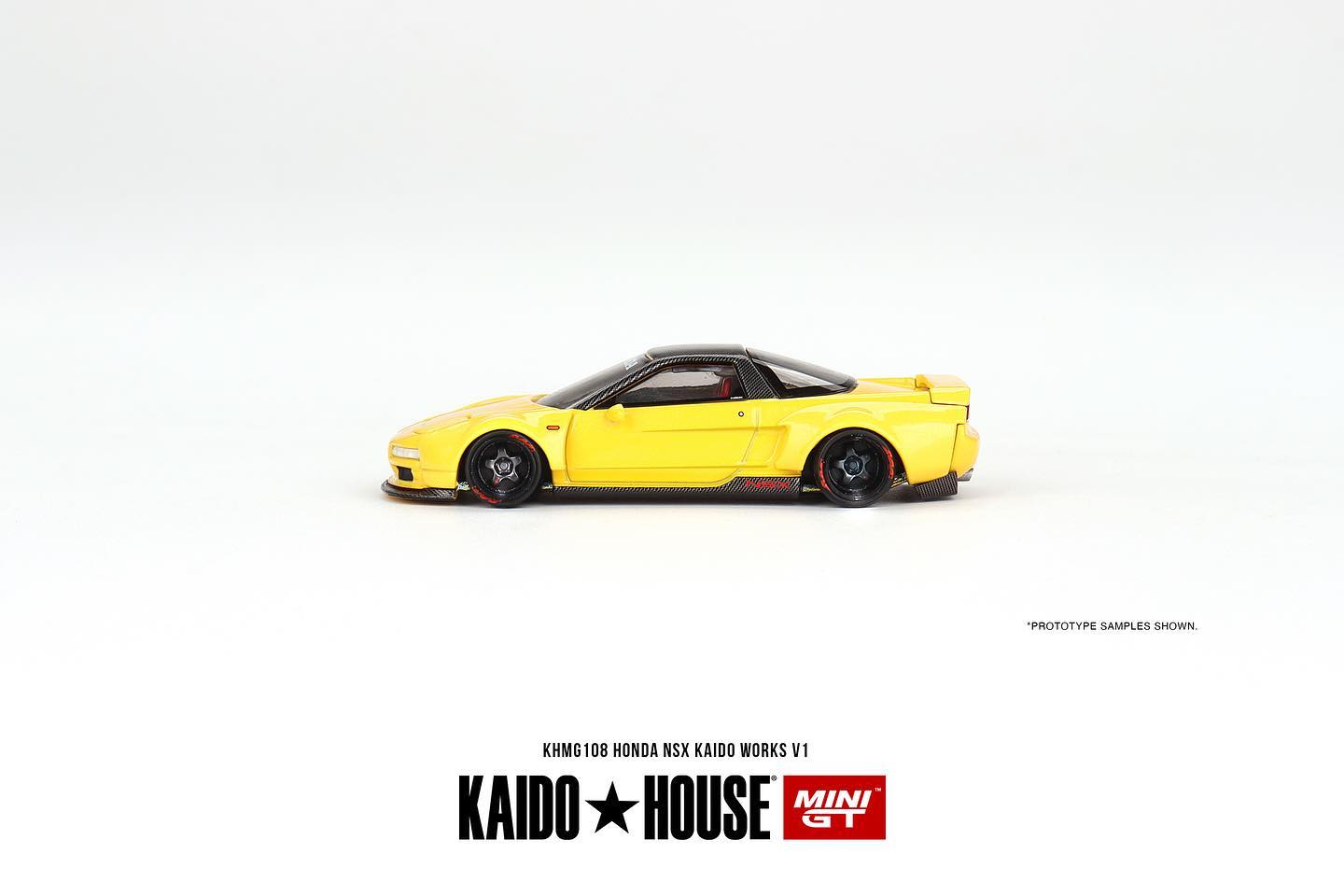 Mini GT x Kaido House Honda NSX in Yellow