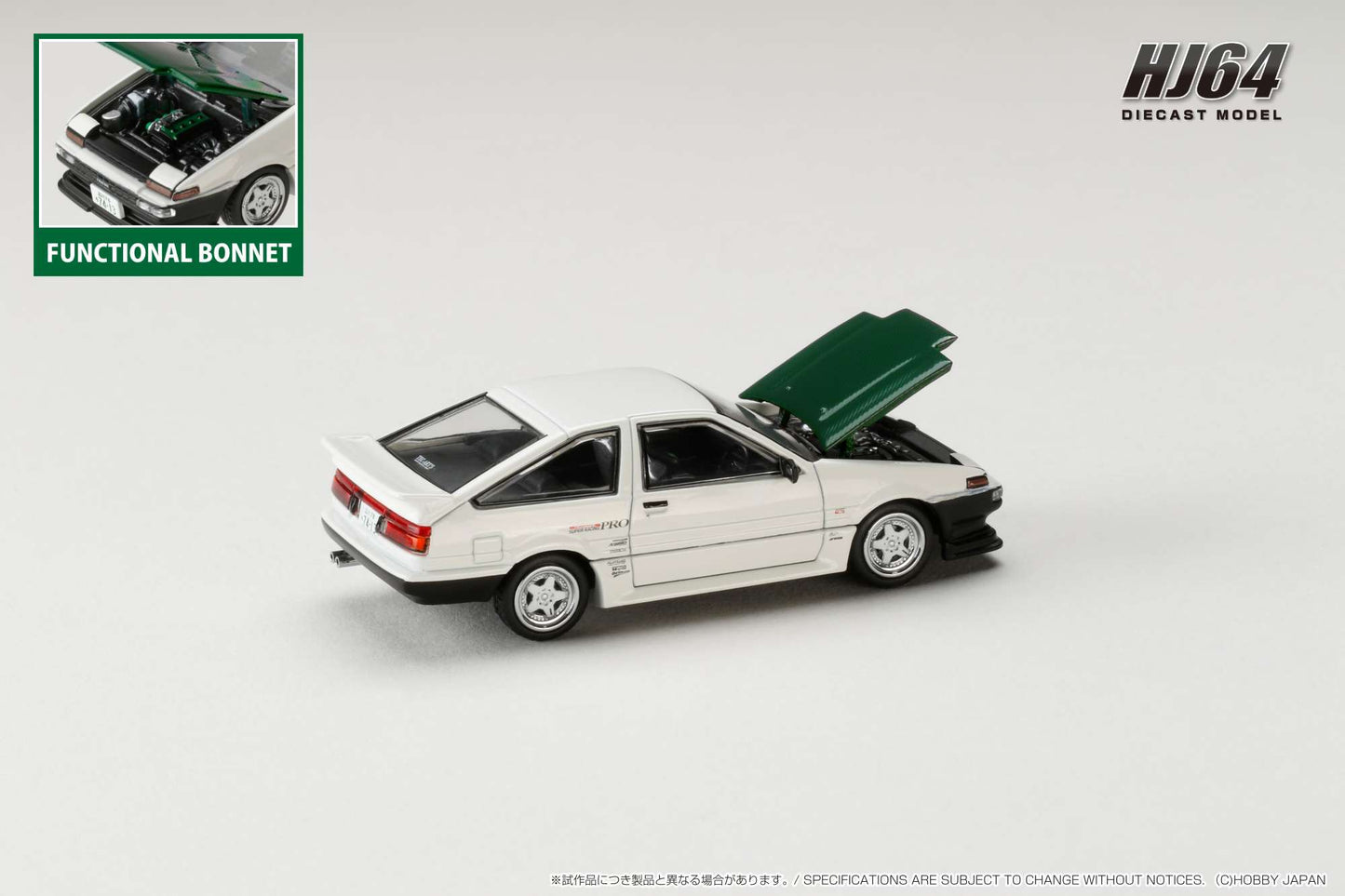 Hobby Japan 1/64 Toyota Sprinter Trueno (AE86)