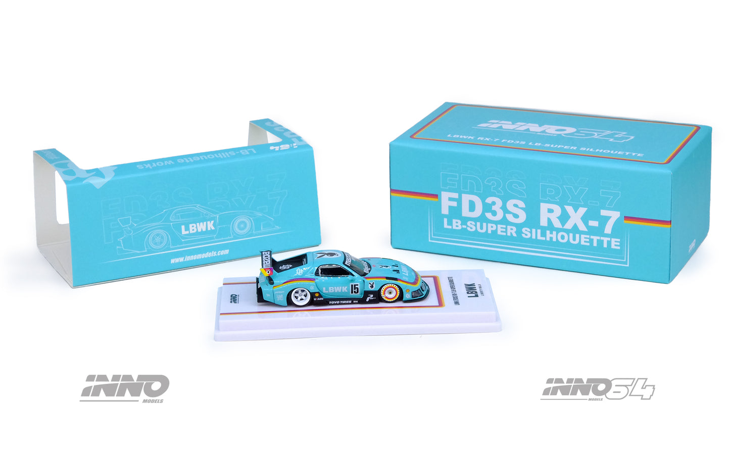 Inno64 Mazda RX-7 (FD3S) LB-Super Silhouette - Hobby Expo China 2024