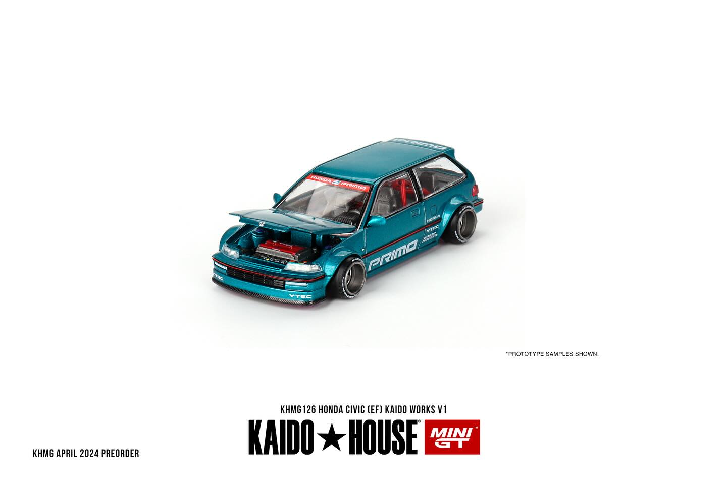 Mini GT x Kaido House Honda Civic (EF) Kaido Works V1