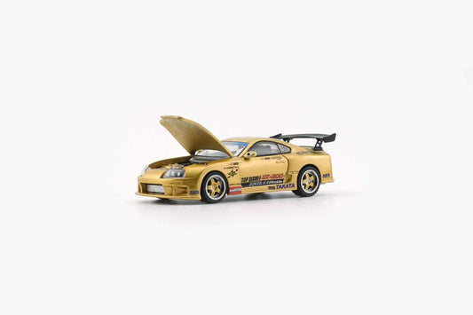 BM Creations 1/64 Toyota Supra (JZA80) x Top Secret in Gold - Thailand Exclusive