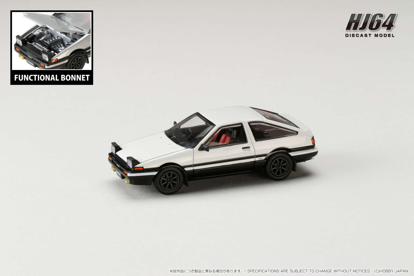 Hobby Japan 1/64 Toyota Sprinter Trueno (AE86)