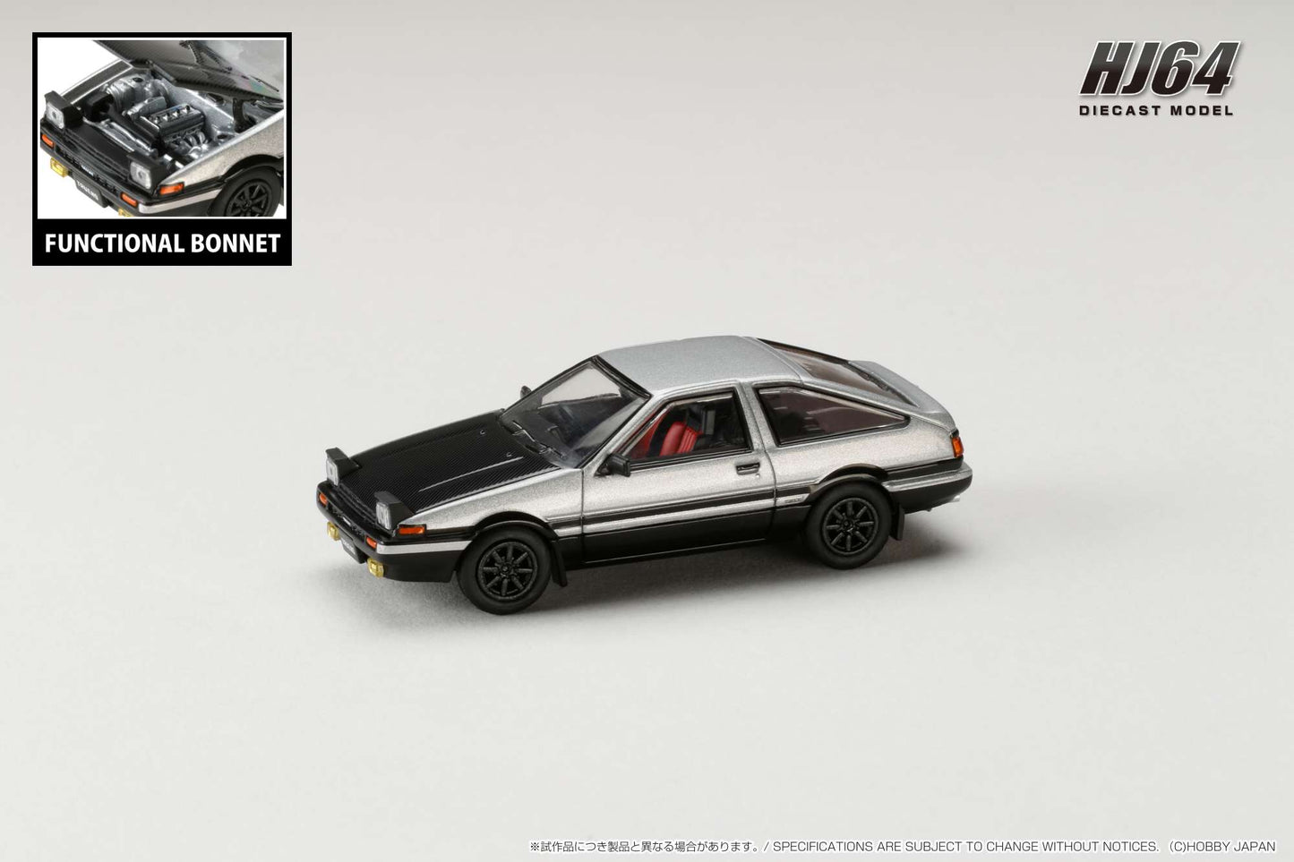 Hobby Japan 1/64 Toyota Sprinter Trueno (AE86)