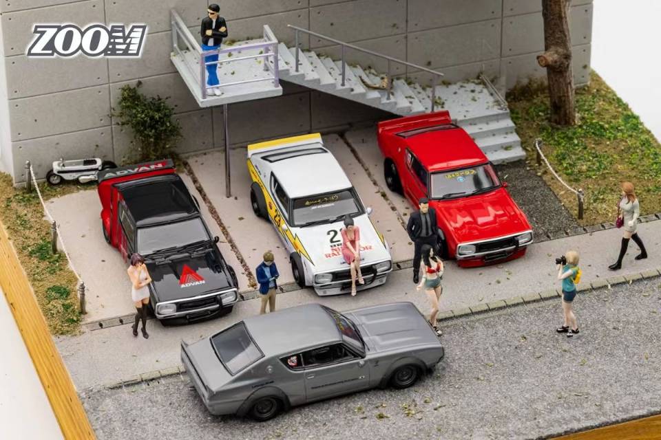 Zoom 1/64 Nissan Skyline 2000 GT-R LBWK KPGC110