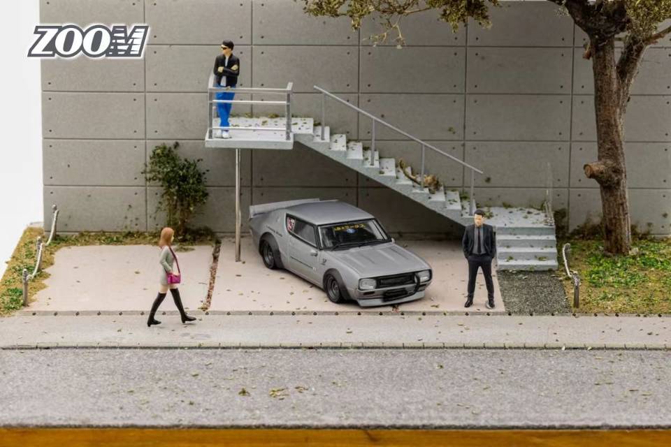 Zoom 1/64 Nissan Skyline 2000 GT-R LBWK KPGC110