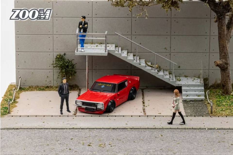 Zoom 1/64 Nissan Skyline 2000 GT-R LBWK KPGC110