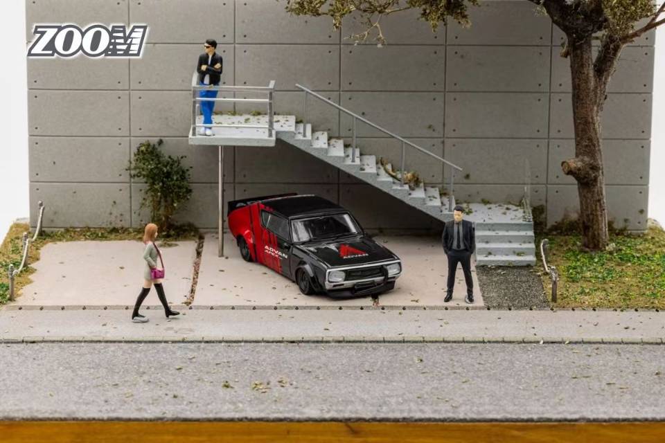 Zoom 1/64 Nissan Skyline 2000 GT-R LBWK KPGC110