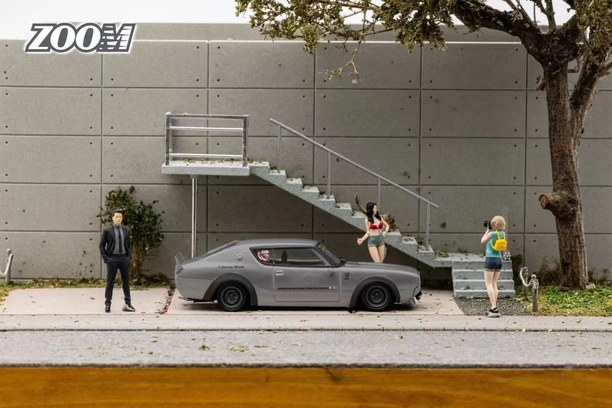 Zoom 1/64 Nissan Skyline 2000 GT-R LBWK KPGC110