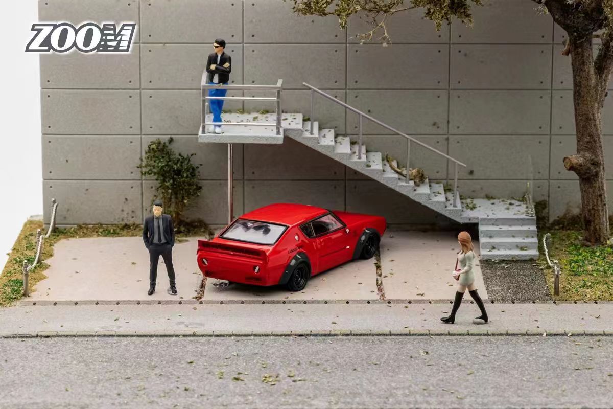 Zoom 1/64 Nissan Skyline 2000 GT-R LBWK KPGC110