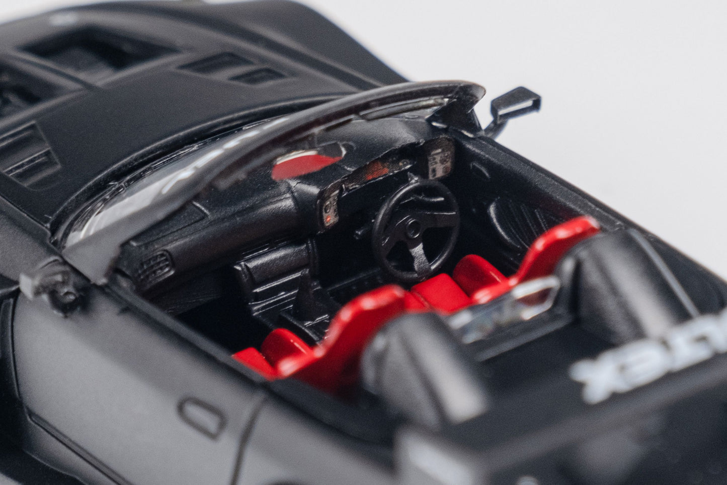 Micro Turbo 1/64 J's Racing Honda S2000 Time Attack Race Car in Matte Black