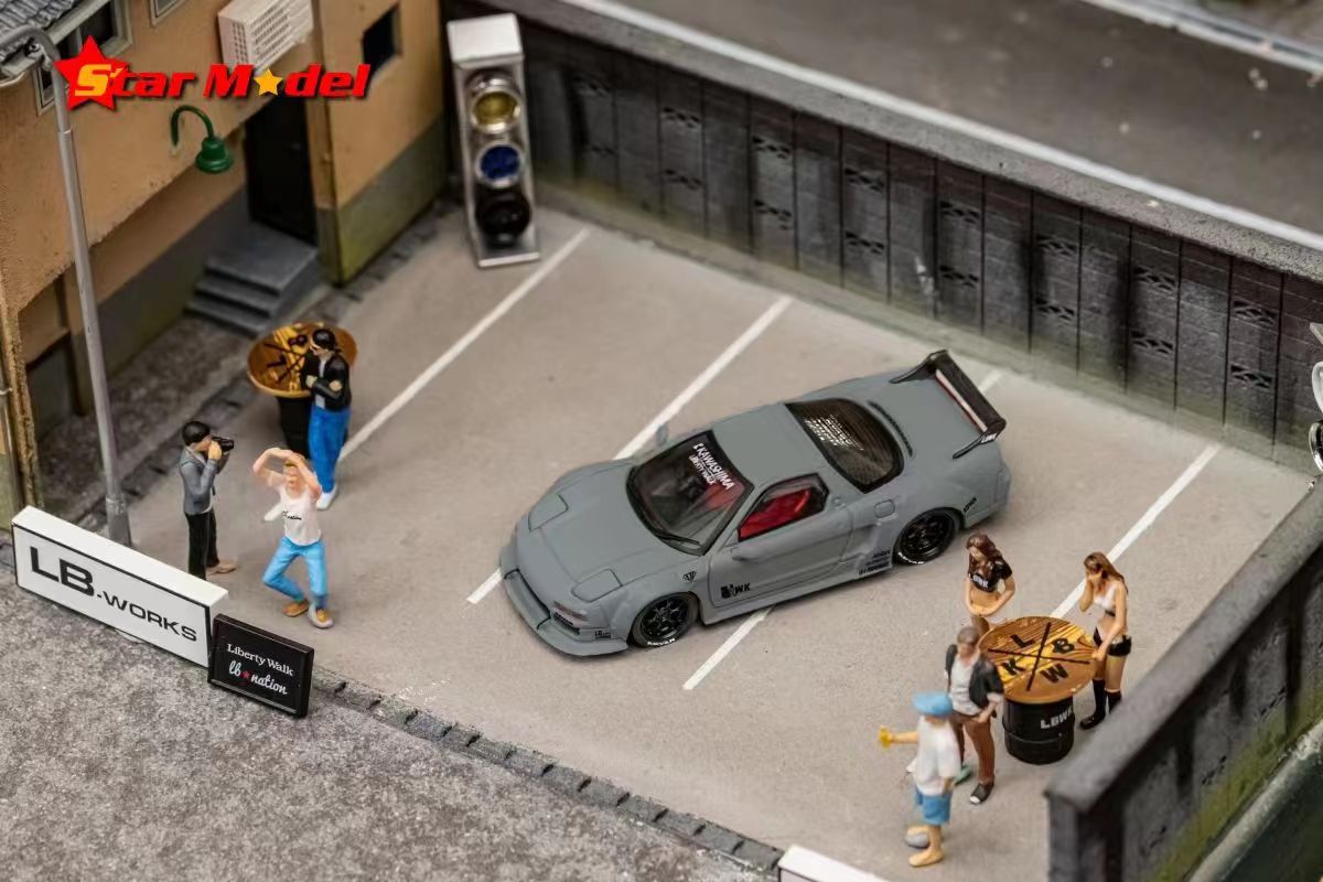 Star Model 1/64 Liverty Walk Honda NSX (NA1) in Combat Gray