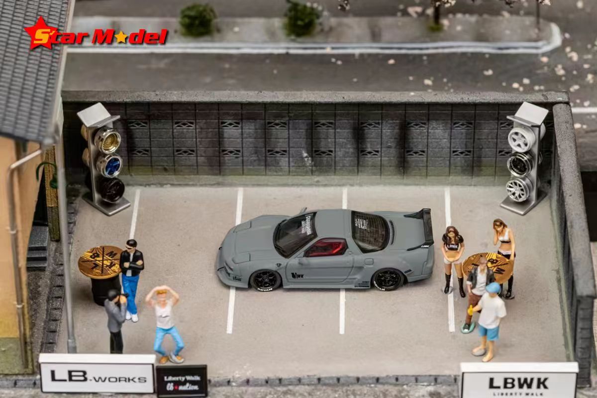 Star Model 1/64 Liverty Walk Honda NSX (NA1) in Combat Gray