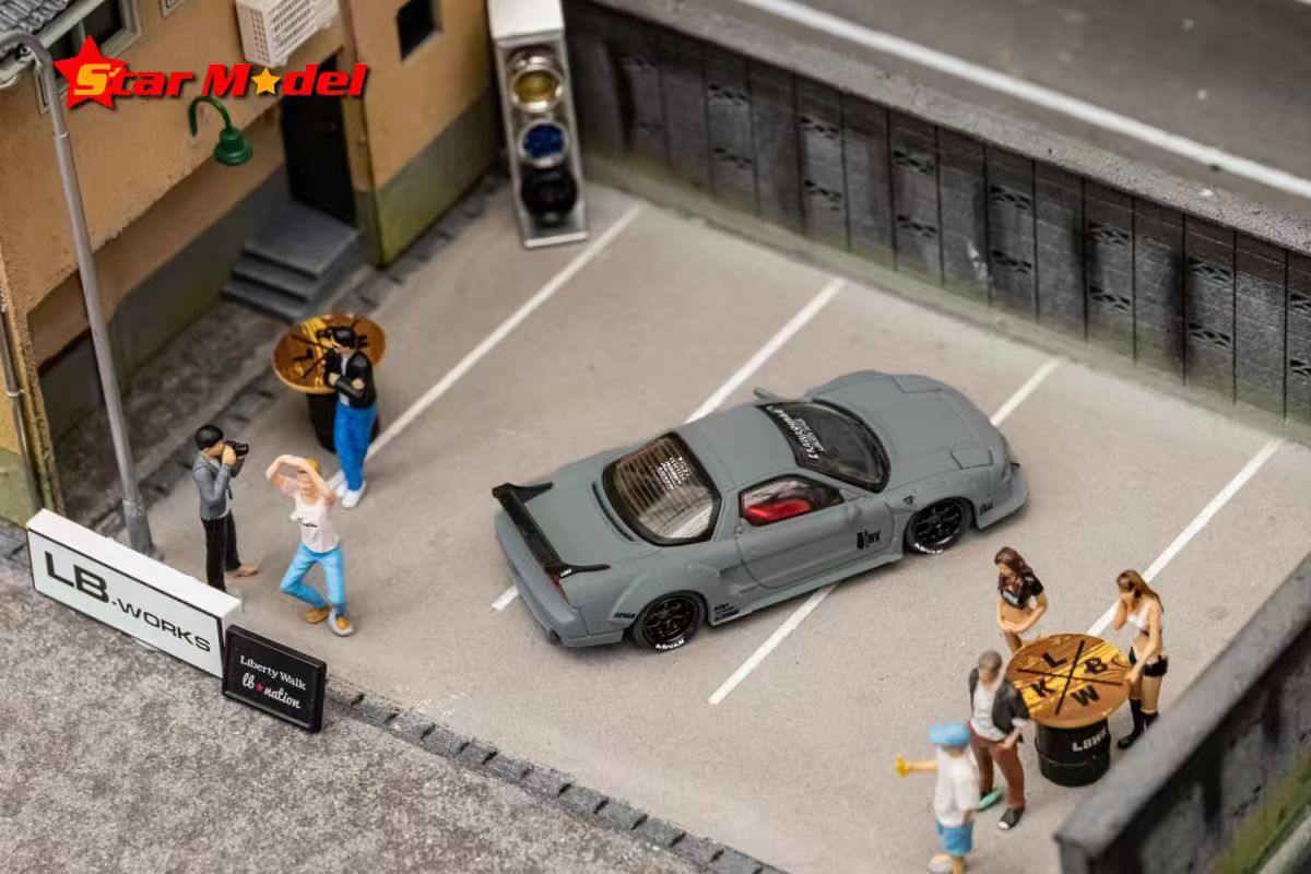 Star Model 1/64 Liverty Walk Honda NSX (NA1) in Combat Gray