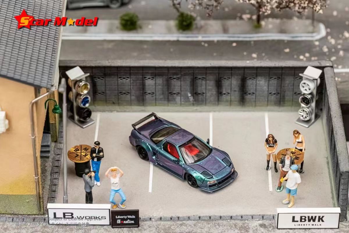 Star Model 1/64 Liverty Walk Honda NSX (NA1) in Magic Purple