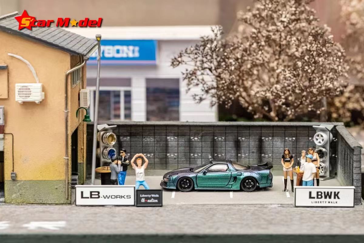 Star Model 1/64 Liverty Walk Honda NSX (NA1) in Magic Purple
