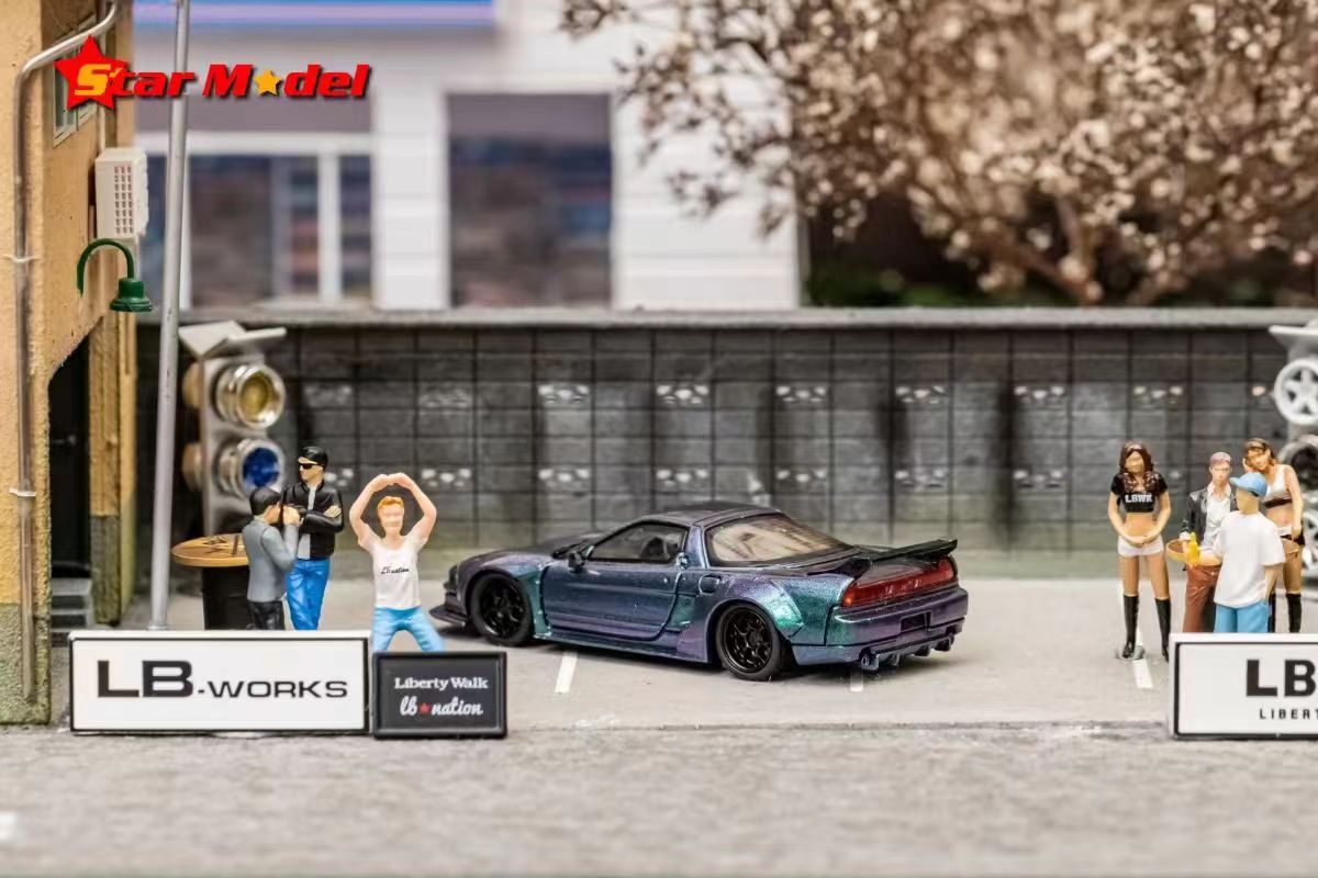 Star Model 1/64 Liverty Walk Honda NSX (NA1) in Magic Purple