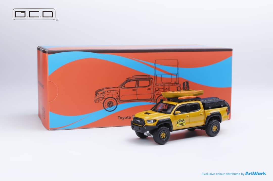 GCD 1/64 Toyota Tacoma TRD PRO Overland in Camel Trophy Livery