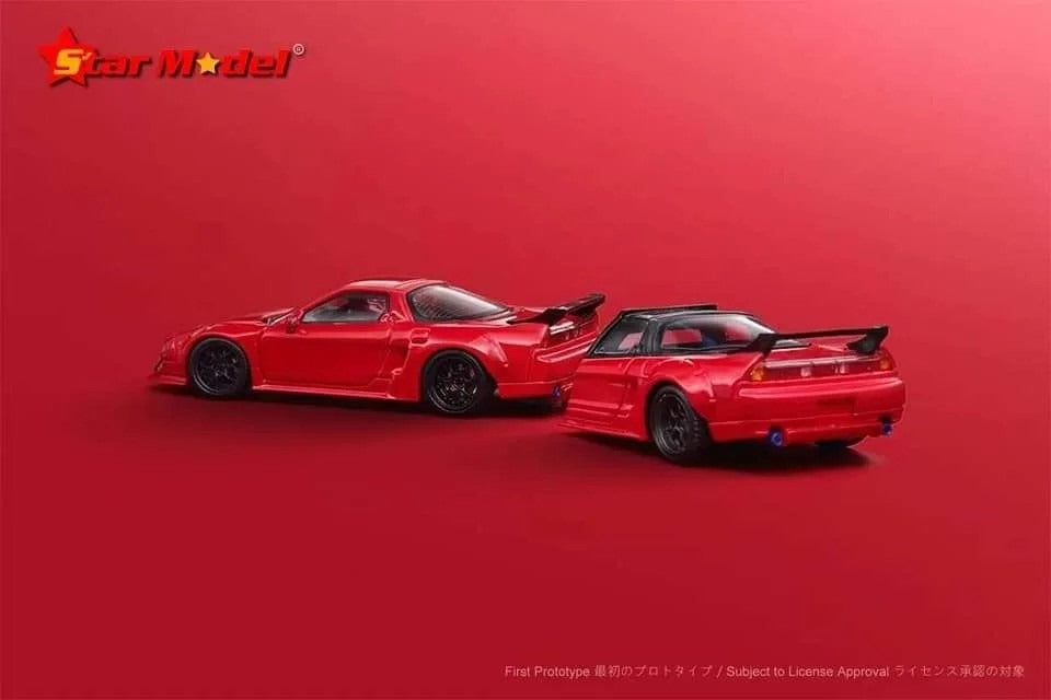 Star Model 1/64 Liverty Walk Honda NSX (NA1) in Red