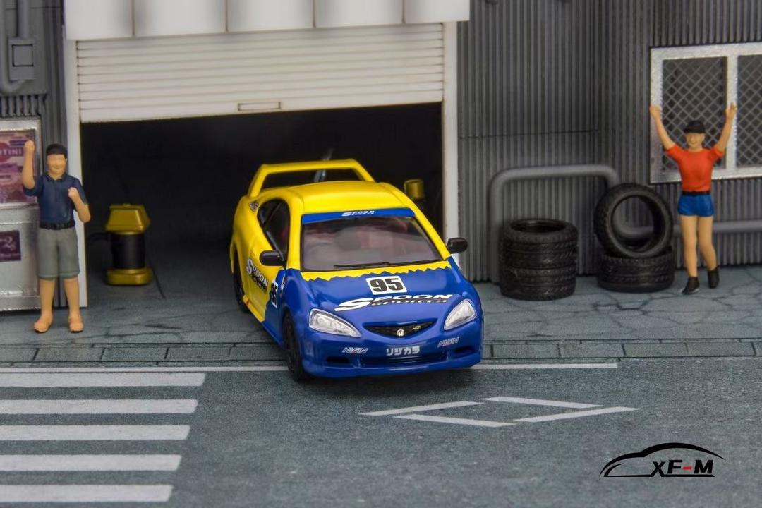 XF Model Honda Integra (DC5) 4th Gen in Spoon Sports Livery