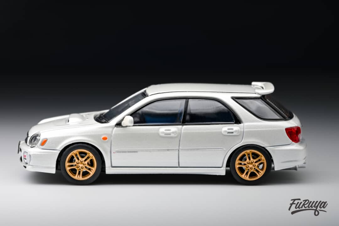 Furuya 1/64 Subaru Impreza WRX STI Wagon (Bug Eye) in White