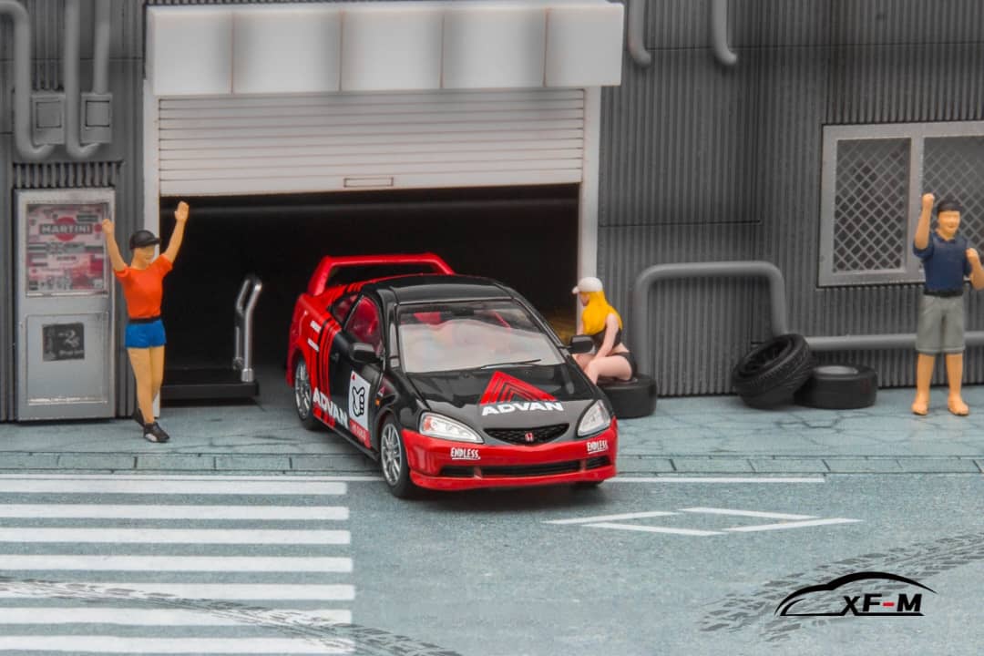 XF Model Honda Integra (DC5) 4th Gen in No Good Racing Advan Livery