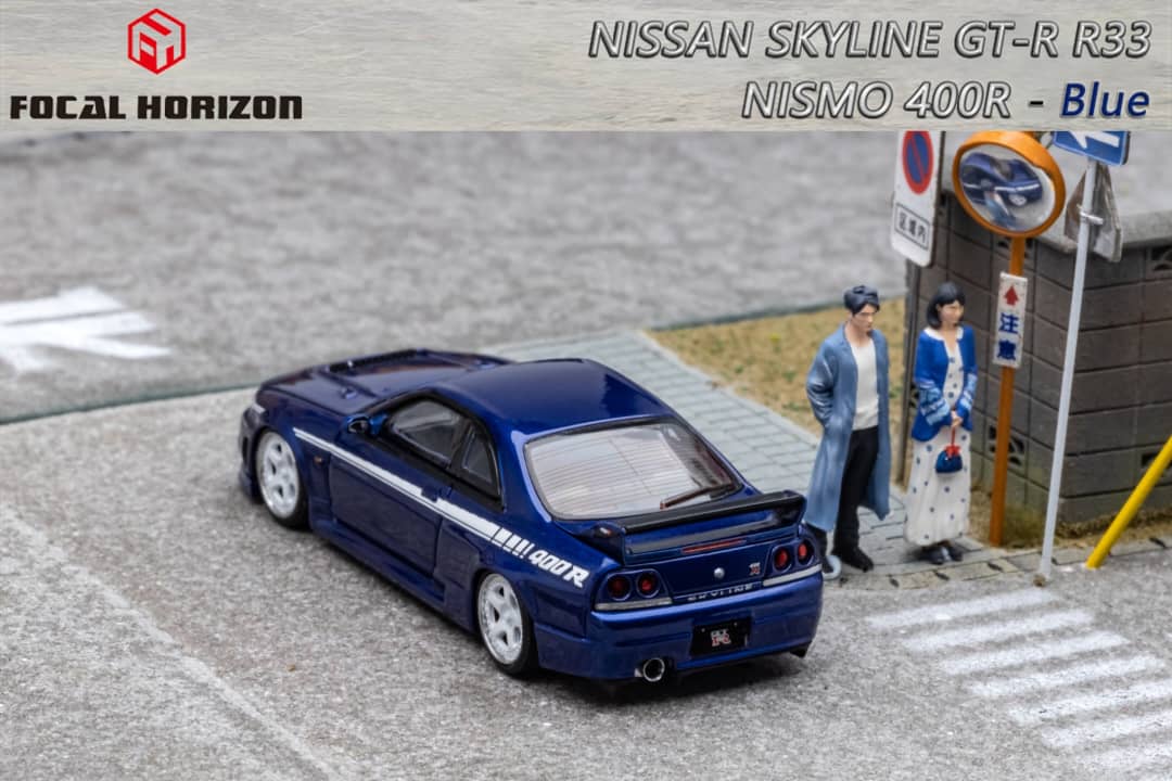 Focal Horizon 1/64 Nissan Skyline GT-R (R33) Nismo 400R in Blue