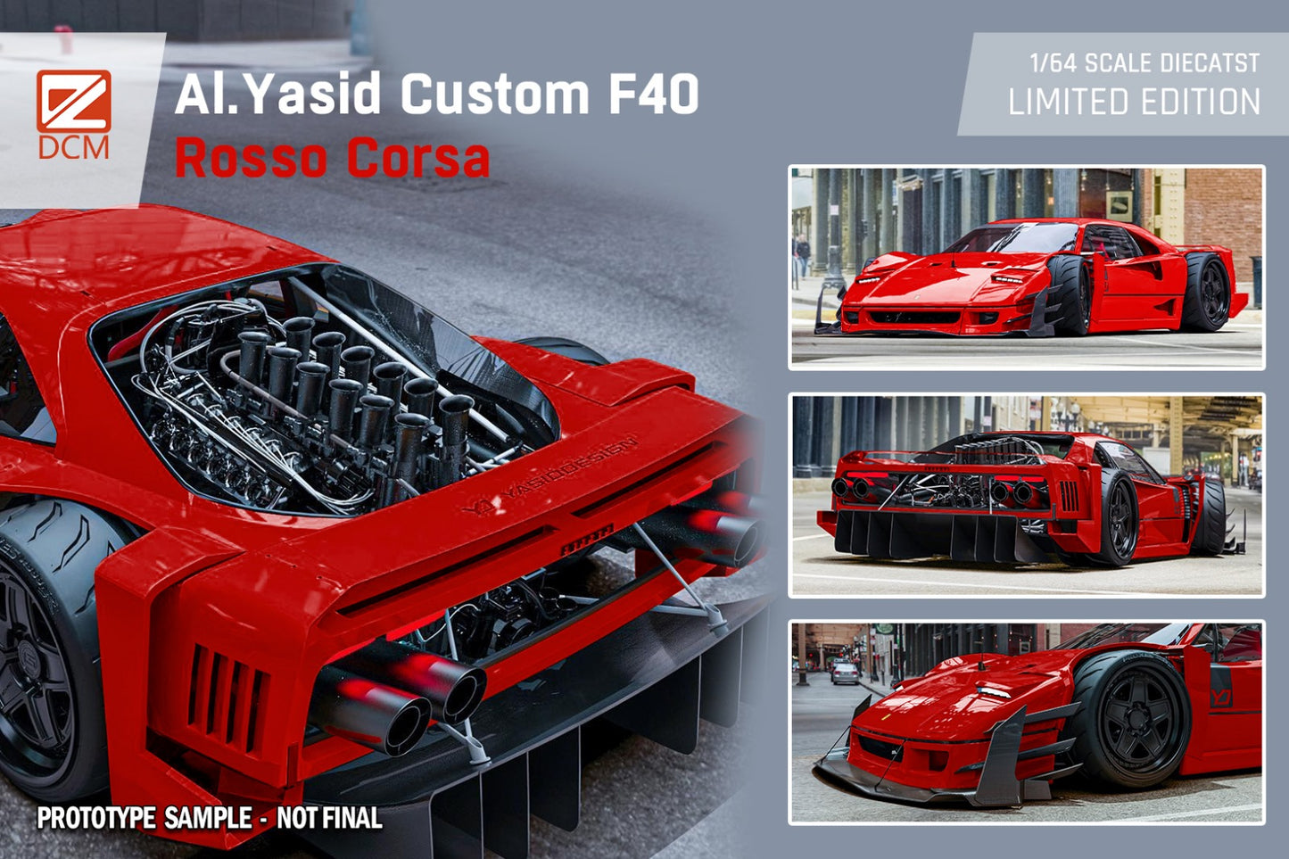 DCM 1/64 Ferrari F40 Custom By Al. Yasid