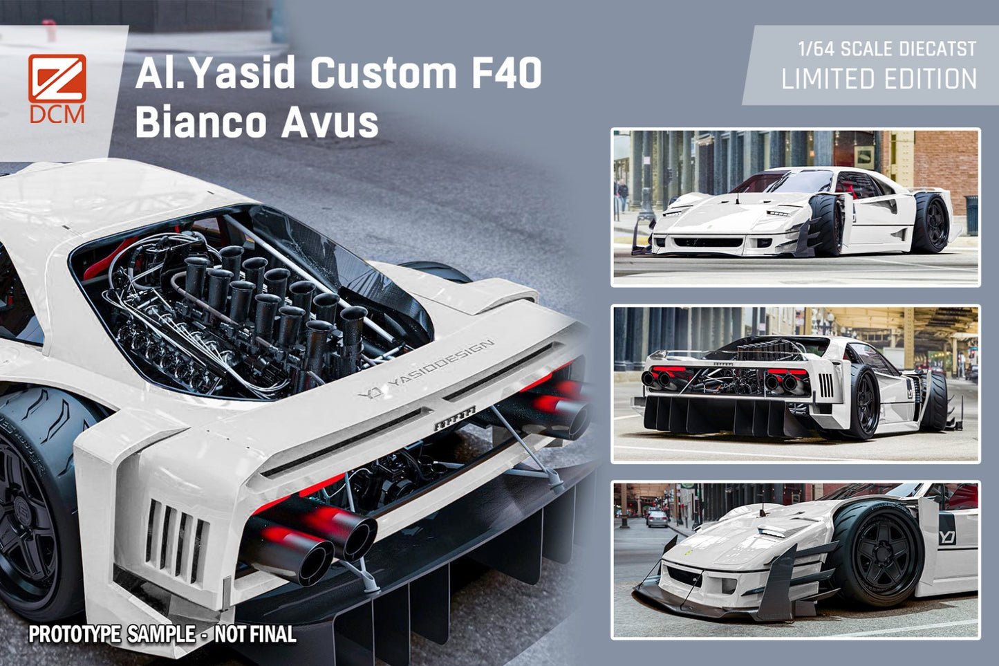 DCM 1/64 Ferrari F40 Custom By Al. Yasid