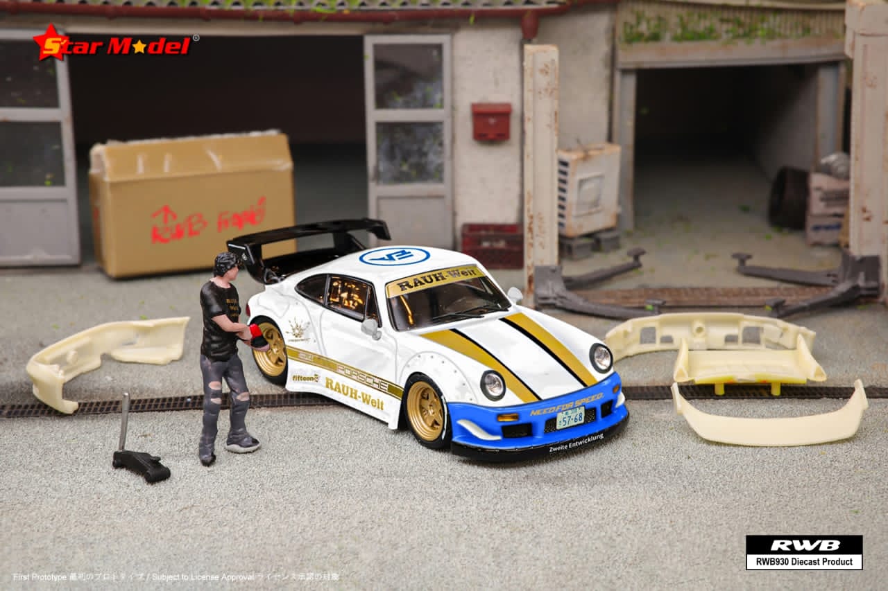 Star Model 1/64 Porsche 911 RWB930 GT Wing