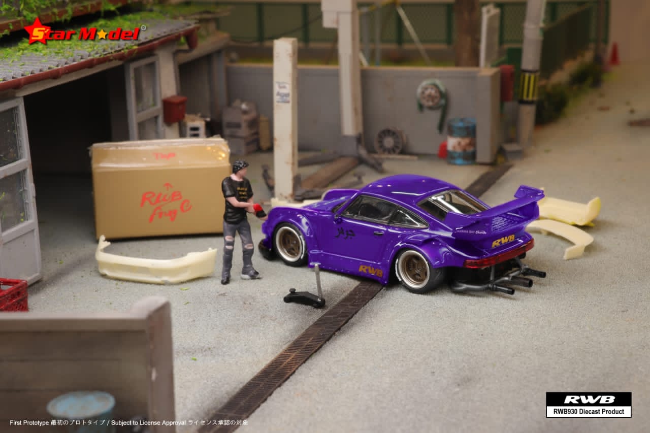 Star Model 1/64 Porsche 911 RWB930 GT Wing