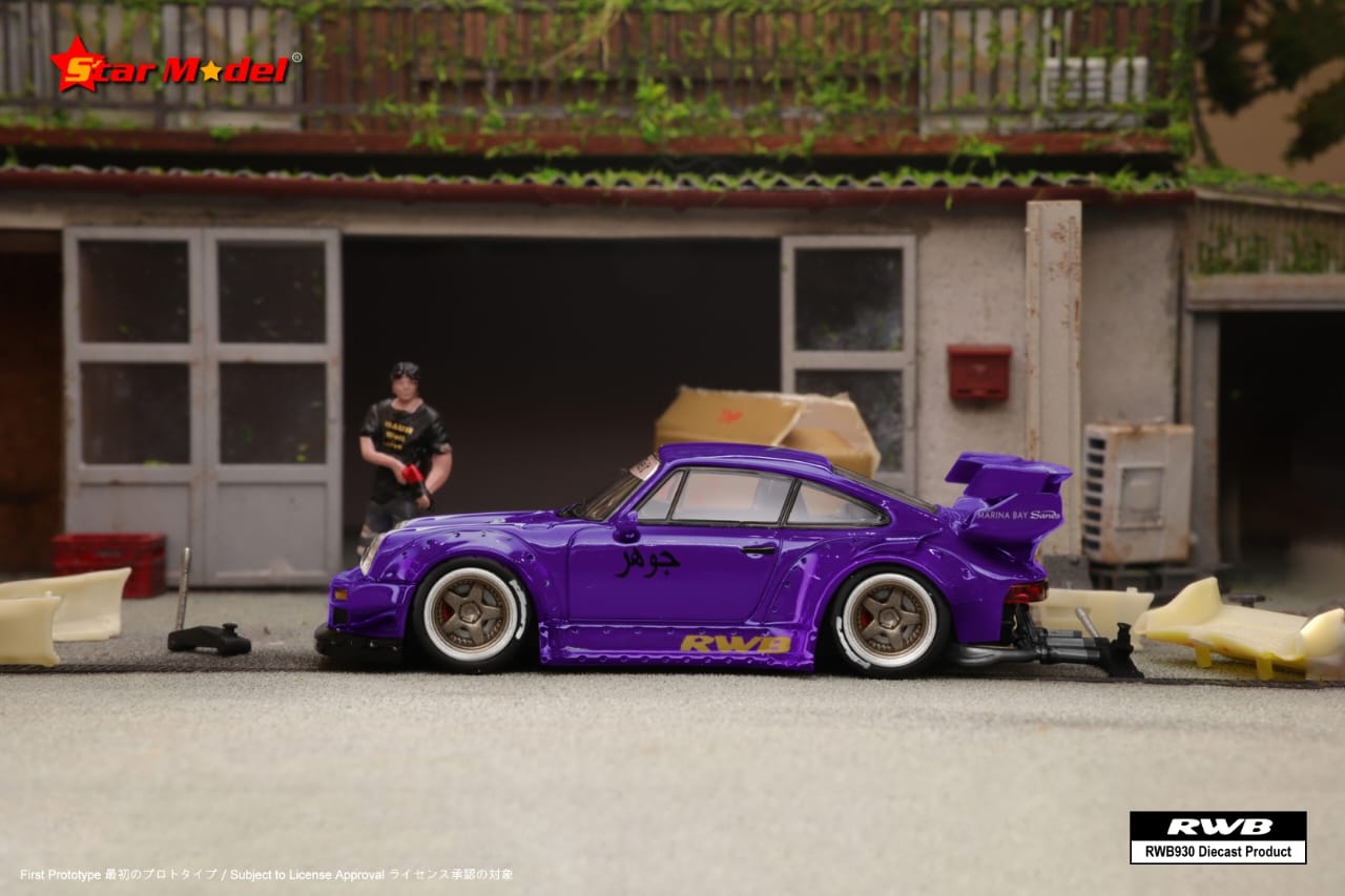 Star Model 1/64 Porsche 911 RWB930 GT Wing