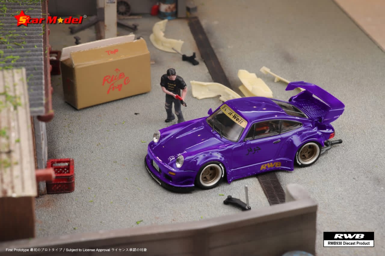 Star Model 1/64 Porsche 911 RWB930 GT Wing