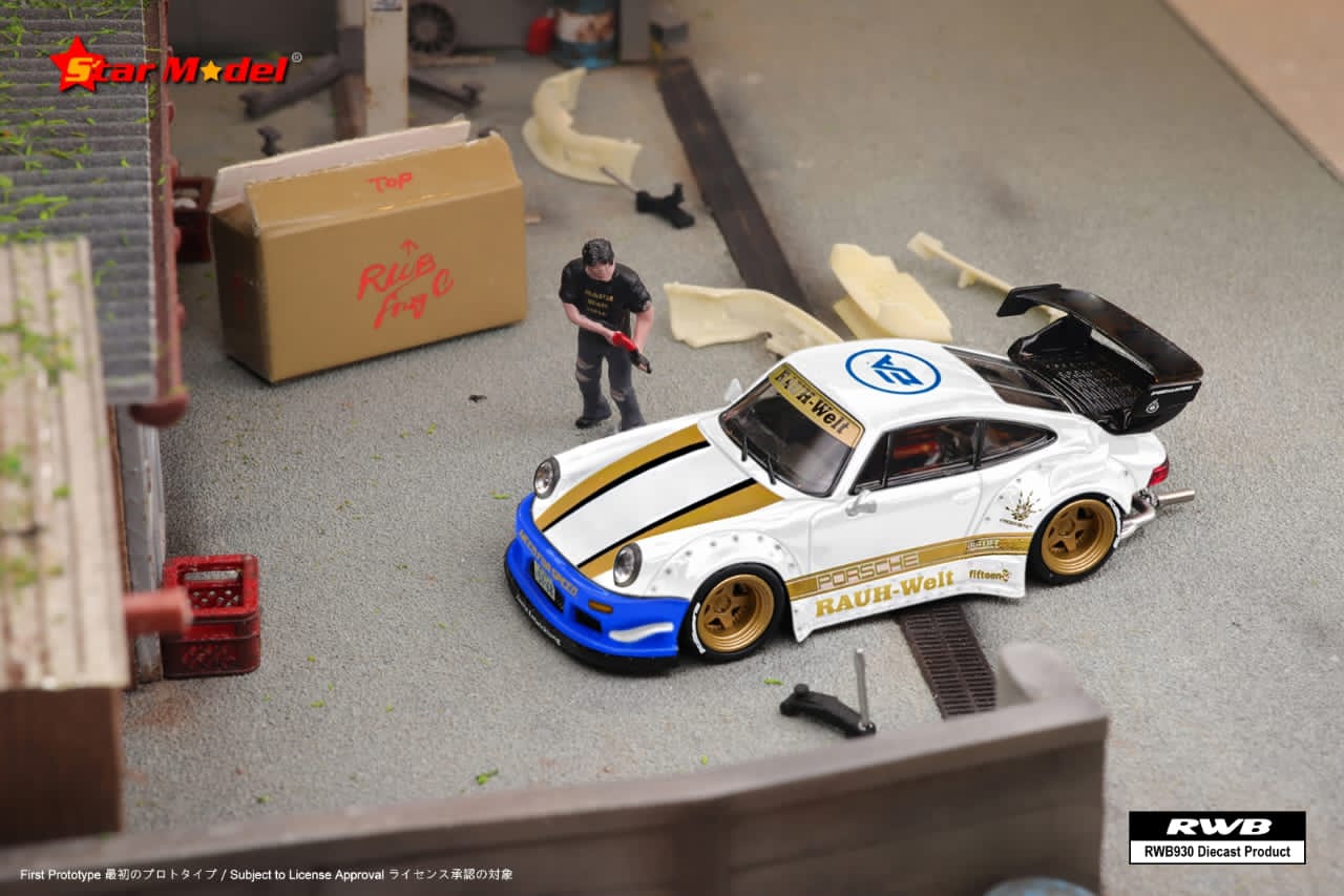 Star Model 1/64 Porsche 911 RWB930 GT Wing