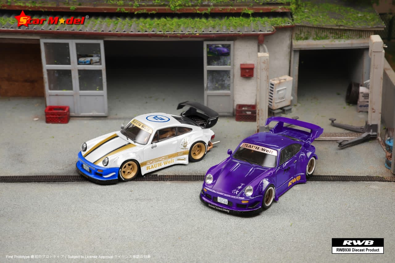 Star Model 1/64 Porsche 911 RWB930 GT Wing