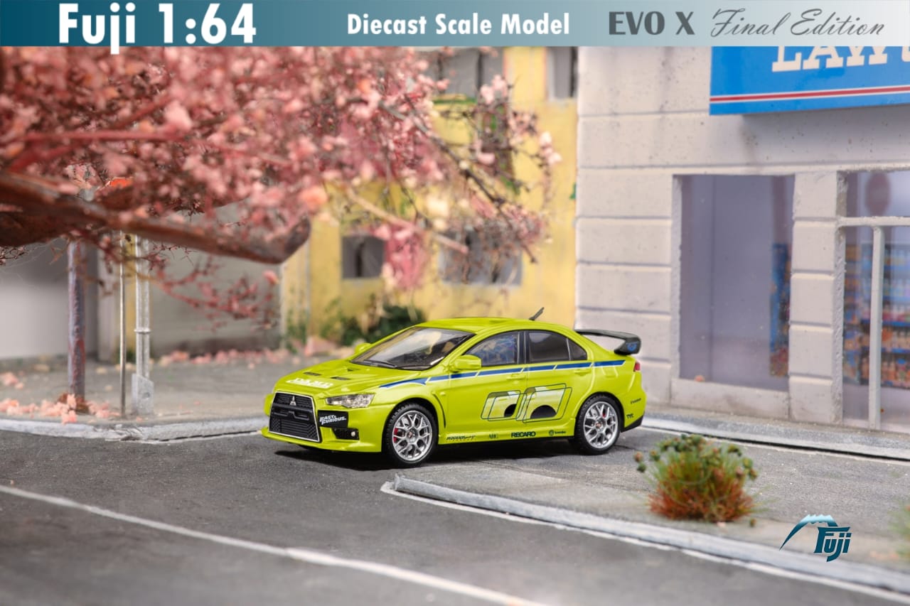 Fuji 1/64 Mitsubishi Evolution X "2Fast 2Furious" Livery