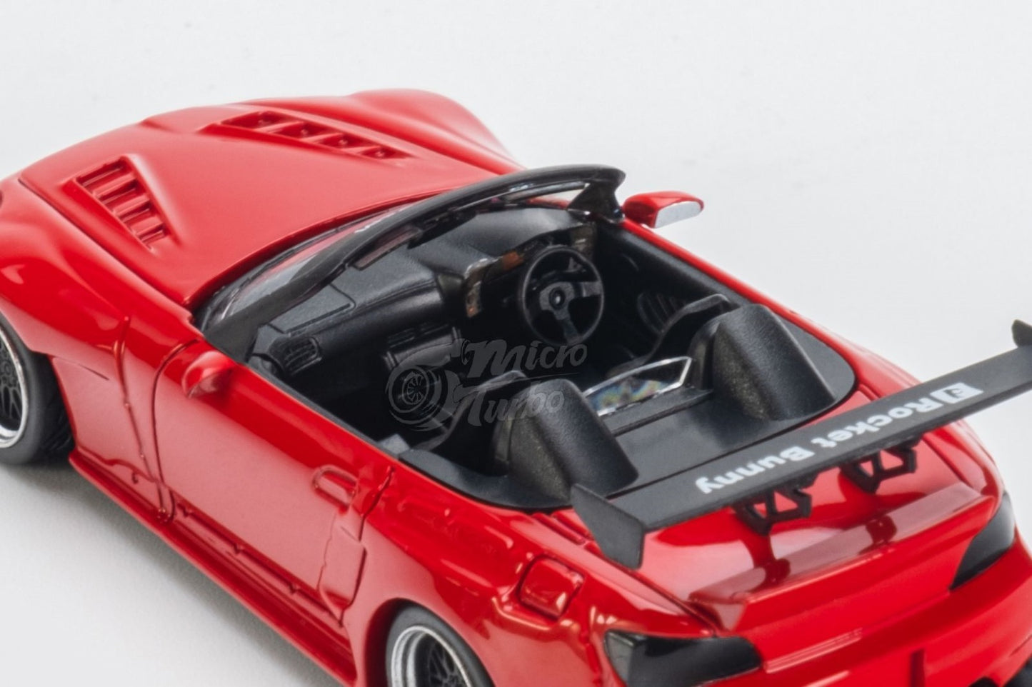Micro Turbo 1/64 Rocket Bunny Honda S2000 in Red