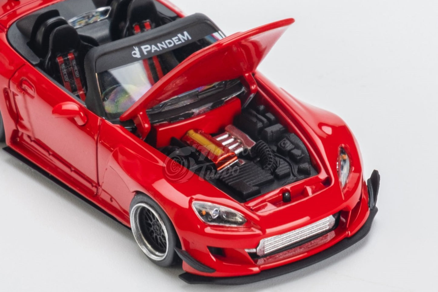 Micro Turbo 1/64 Rocket Bunny Honda S2000 in Red