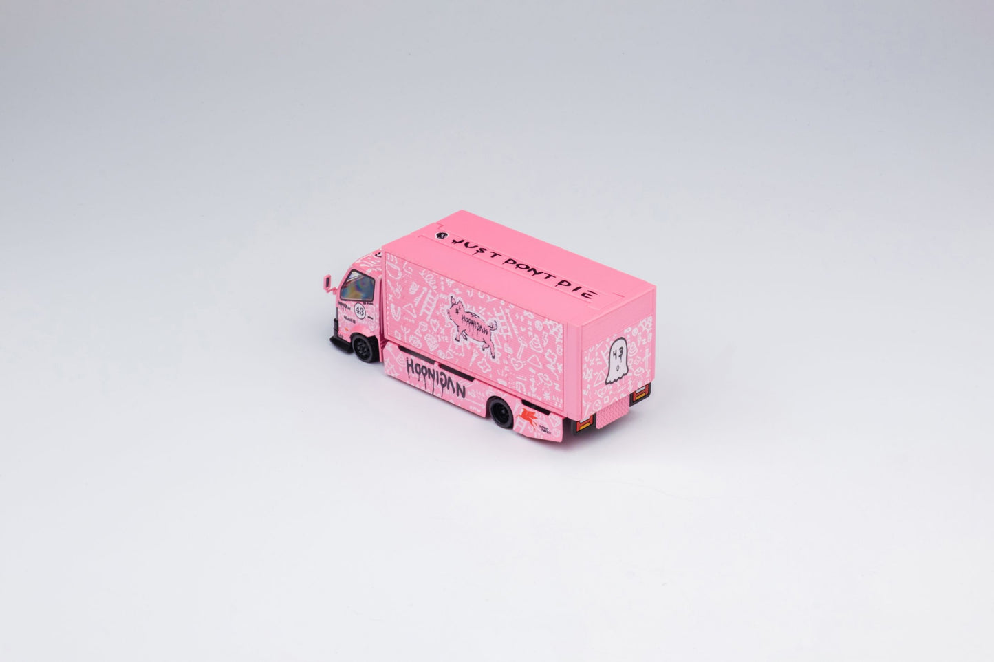 Micro Turbo 1/64 Custom Gull Wing Truck in "Hoonipigasus Pink"